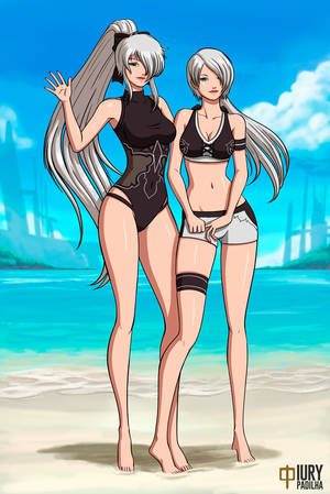 Commission: Nier OC's G87 and C2 by iurypadilha Commission: Nier OC's G87 and C2 by iurypadilha