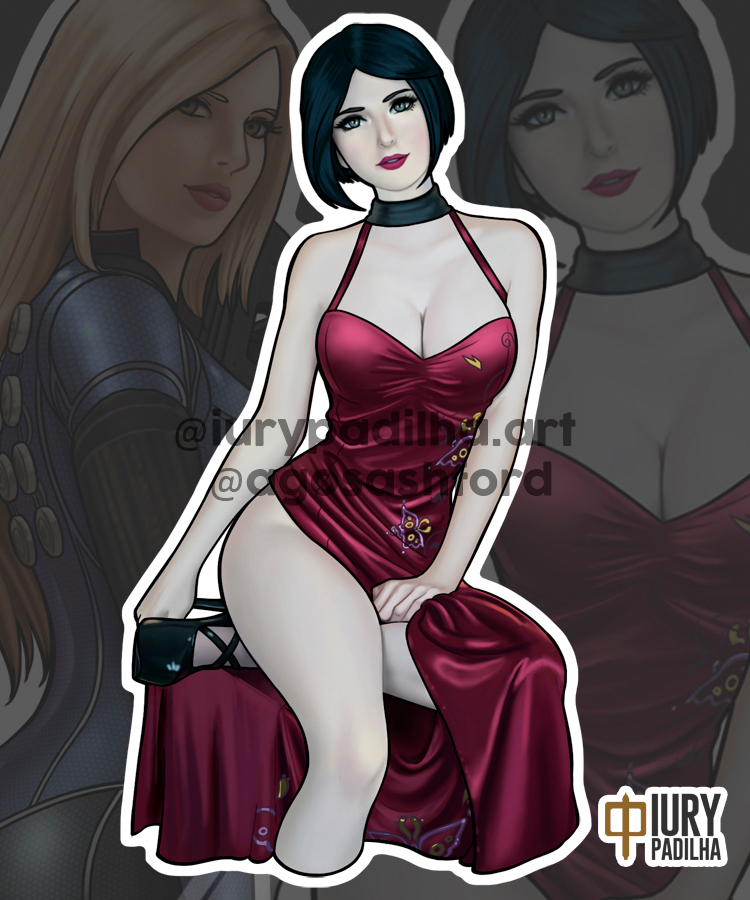 Resident Evil Ada Wong - Resident Evil - Sticker