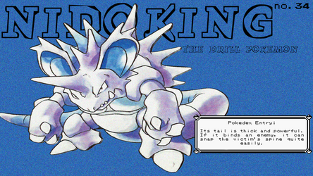 Nidoking Pokedex Wallpaper