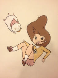 Bee and Puppycat painting