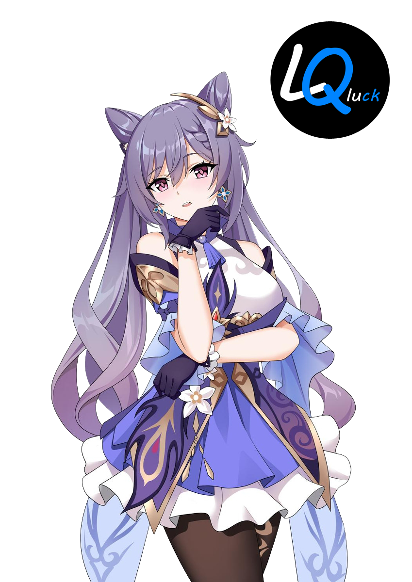 Keqing GI render 13 by LQ Luckpng by luki0127 on DeviantArt