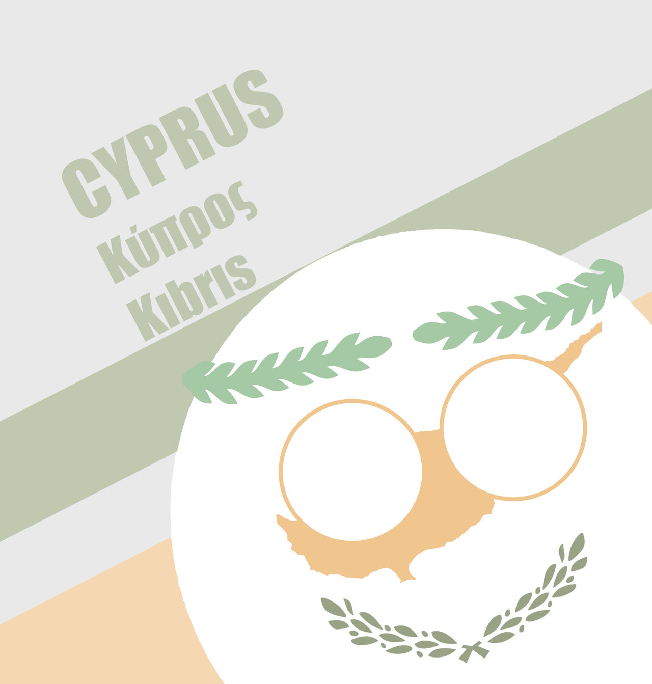 Cyprusball Countryballs: Cyprusball by ihateyoubroman on DeviantArt