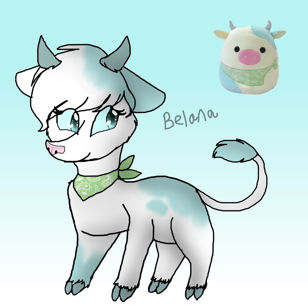 Squishmallow redraw Belana The Cow by Mar8le S0da on DeviantArt