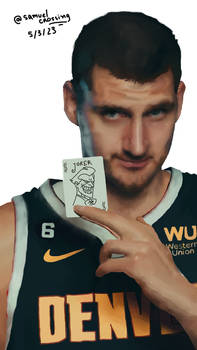 Nikola -the Joker- Jokic - Digital Painting