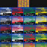 Flipnote 3D Blue Base 3-Color Chart~Flat