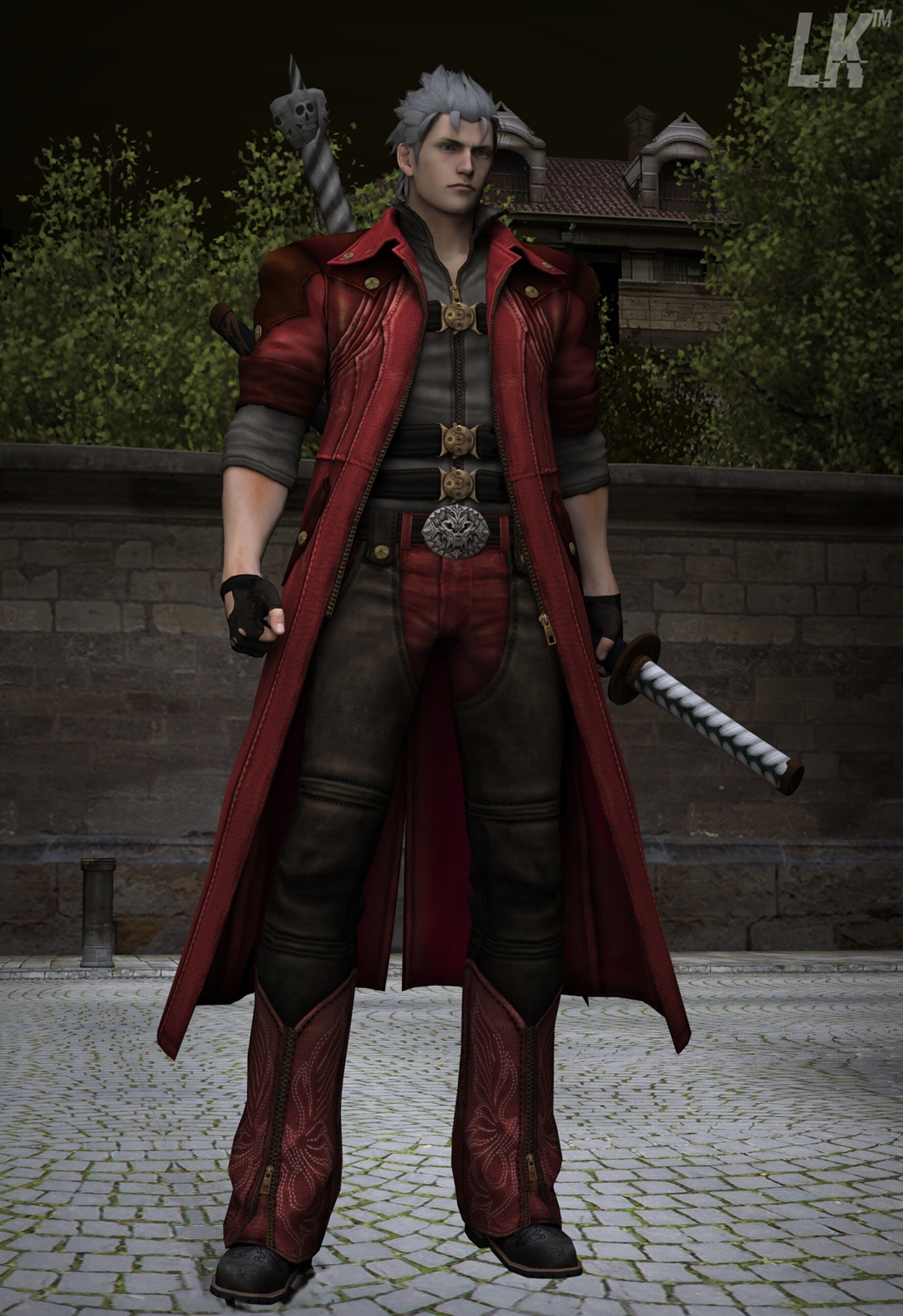 Vergil Devil May Cry 3 Coat - Videogame Men Coat