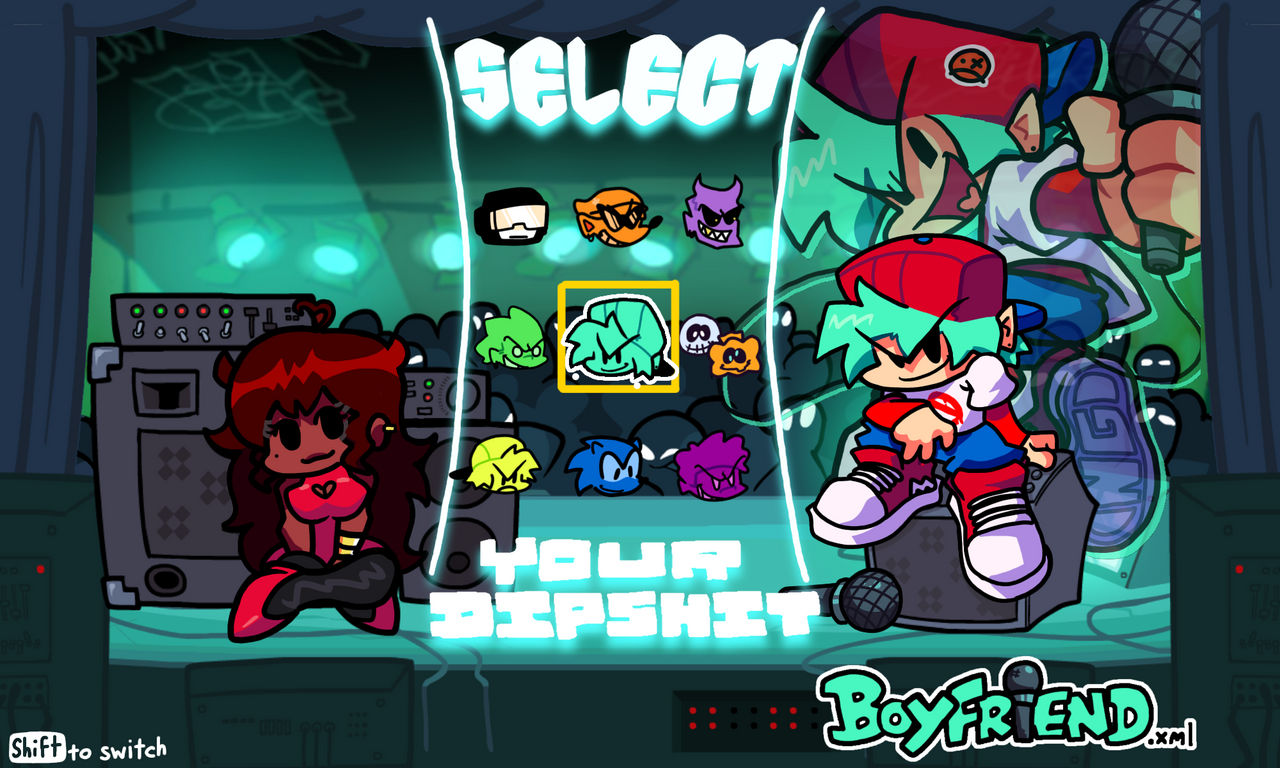 Fnf Character Select Mod FNF Refreshed - Character select screen by JacobtheDeviant123 on DeviantArt