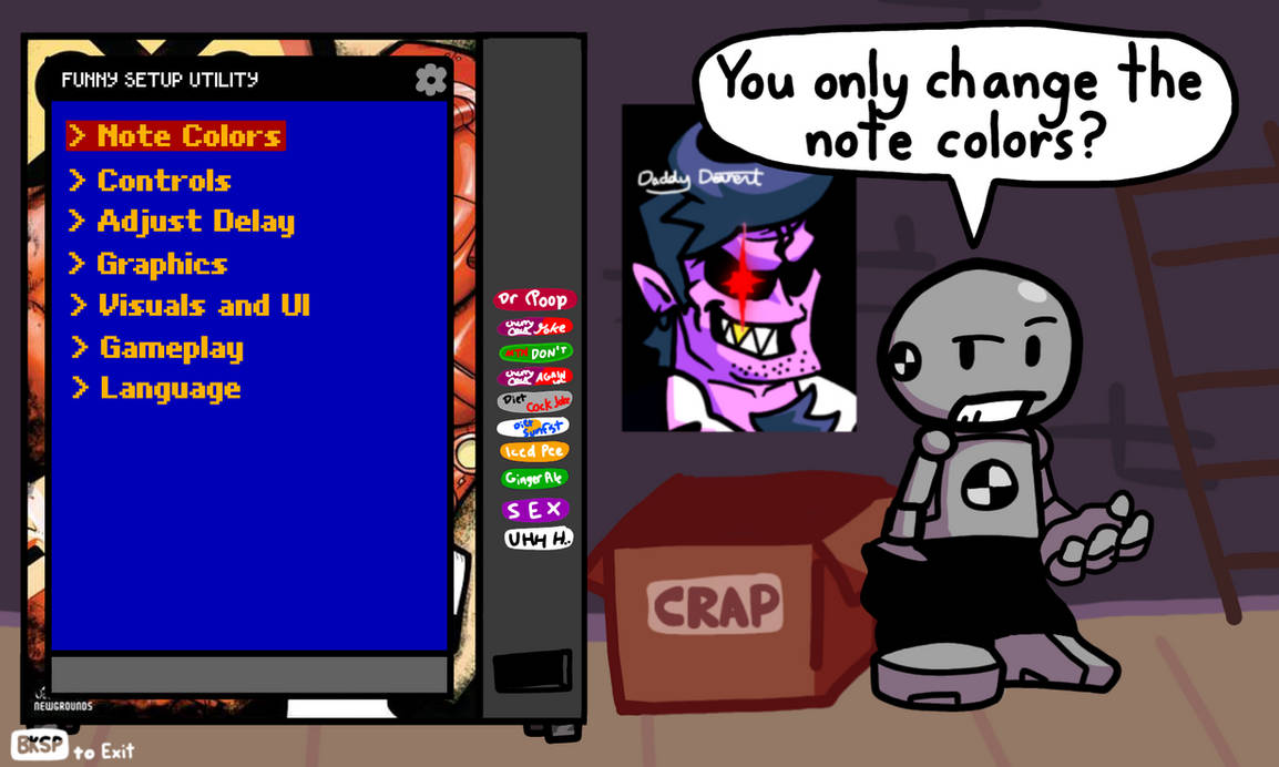 FNF Refreshed - Options menu by JacobtheDeviant123 on DeviantArt