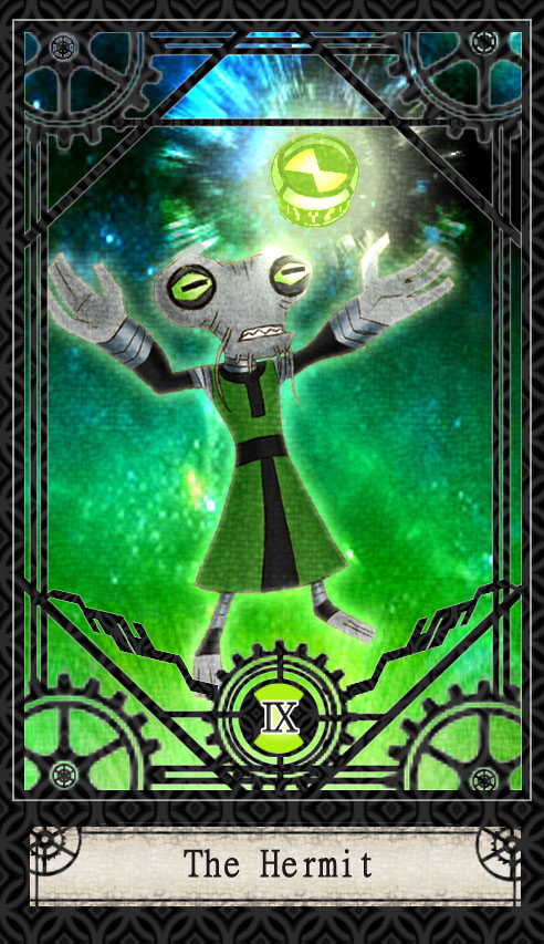 Ben 10 Tarot- 9. The Hermit