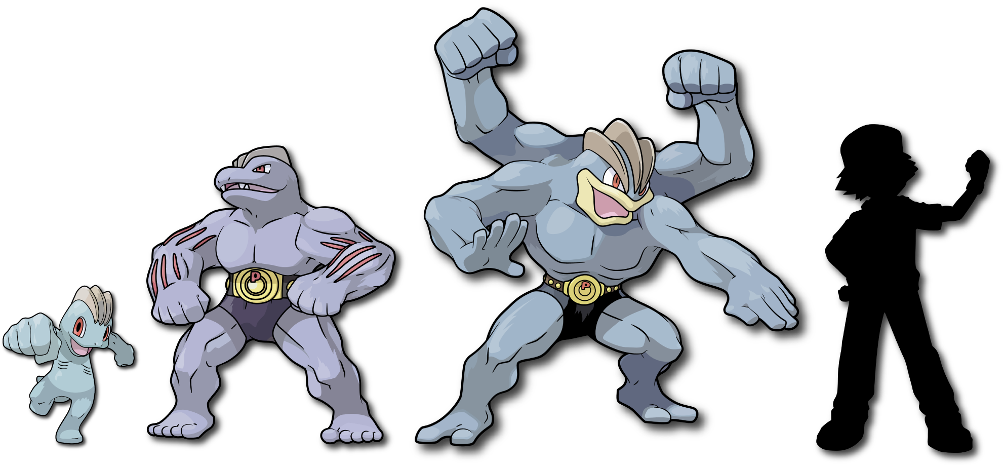 Machop - Machoke - Machamp by rayo123000 on DeviantArt