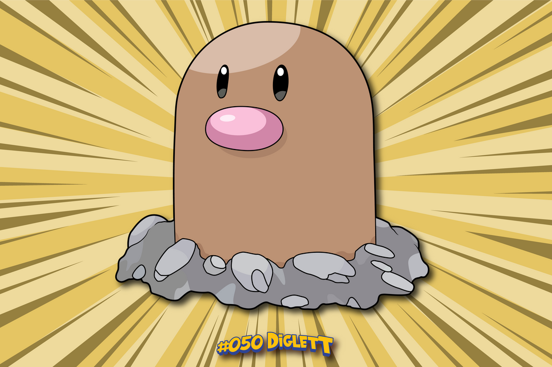050 Diglett by rayo123000 on DeviantArt