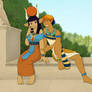 Ra and Hathor