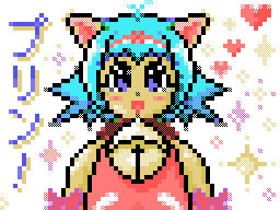 Pururin-chan (MSX 8-bit pixel art)