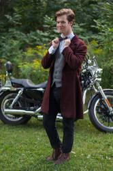 11th Doctor on motorbike 2