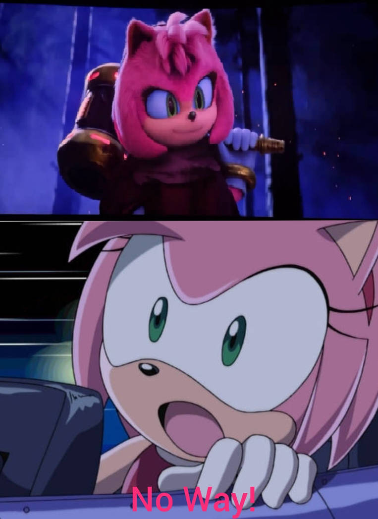 Amy Rose Reed Amy Rose reacts to her movie self by JosiahReed12345 on DeviantArt