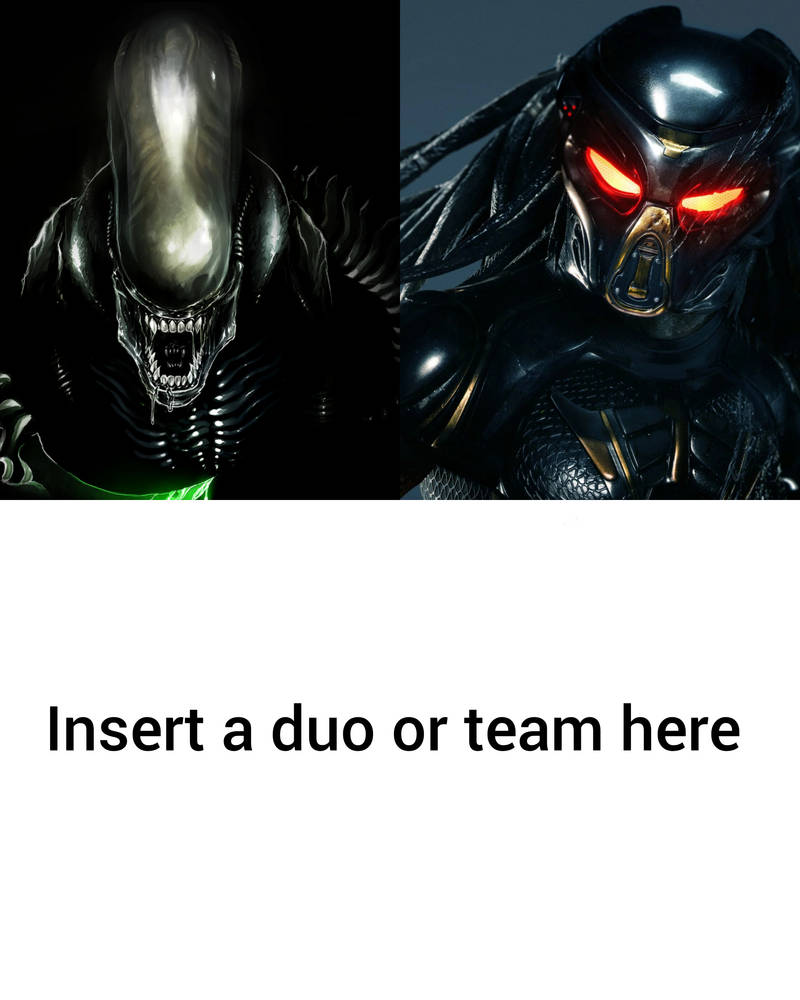 Predator Rizz Meme Who vs the Xenomorph and Predator Blank Meme by JosiahReed12345 on ...