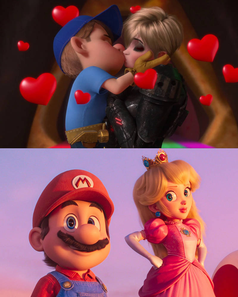 Mario Calhoun Mario and Peach ships Felix and Calhoun by JosiahReed12345 on DeviantArt