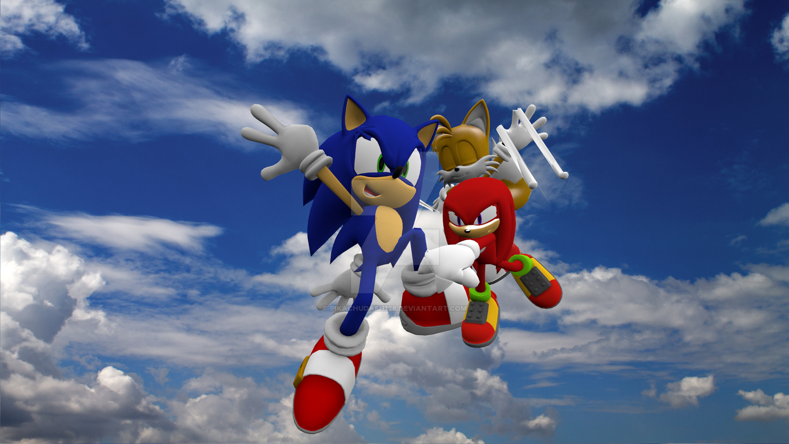 Sonic Heroes Remastered Group Artwork By Pikachudash128 On.