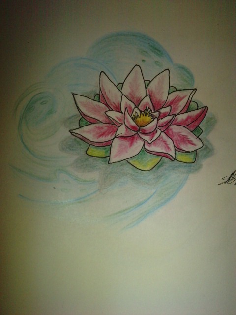 Tatto flor de lotto