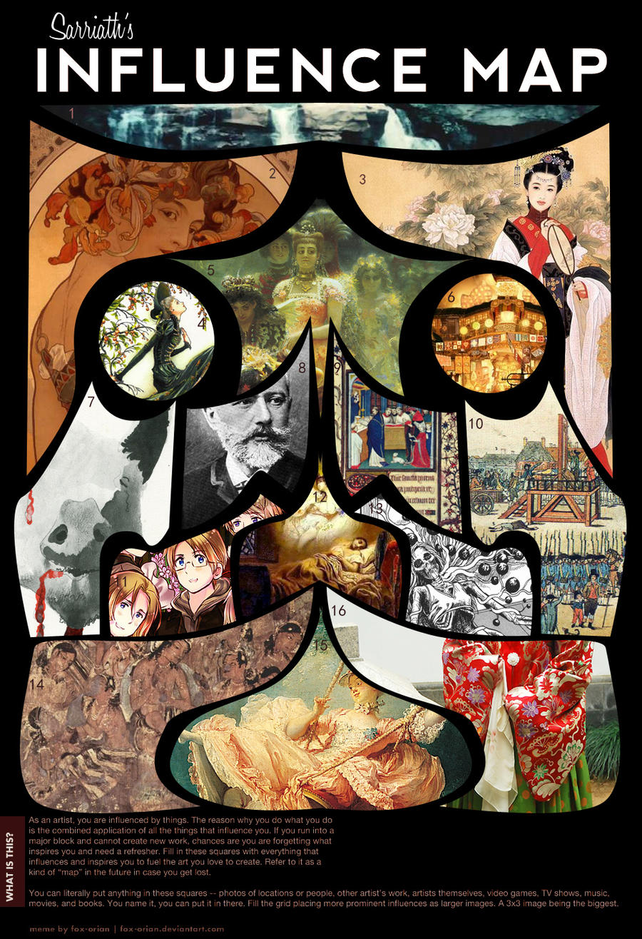 Influence Map by sarriathmoonghost on DeviantArt