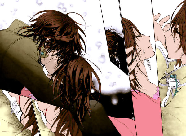 Kaname and yuki, first kiss