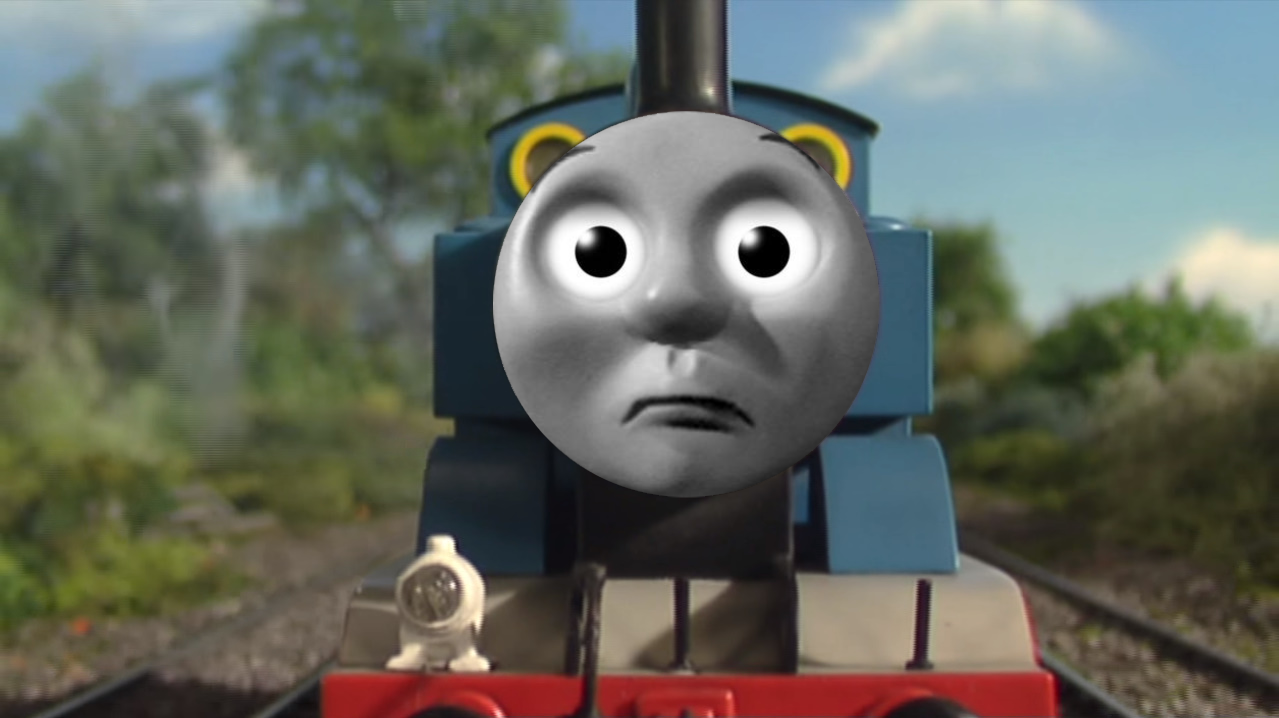 Thomas Gets Spooked by TheThomaGuy on DeviantArt