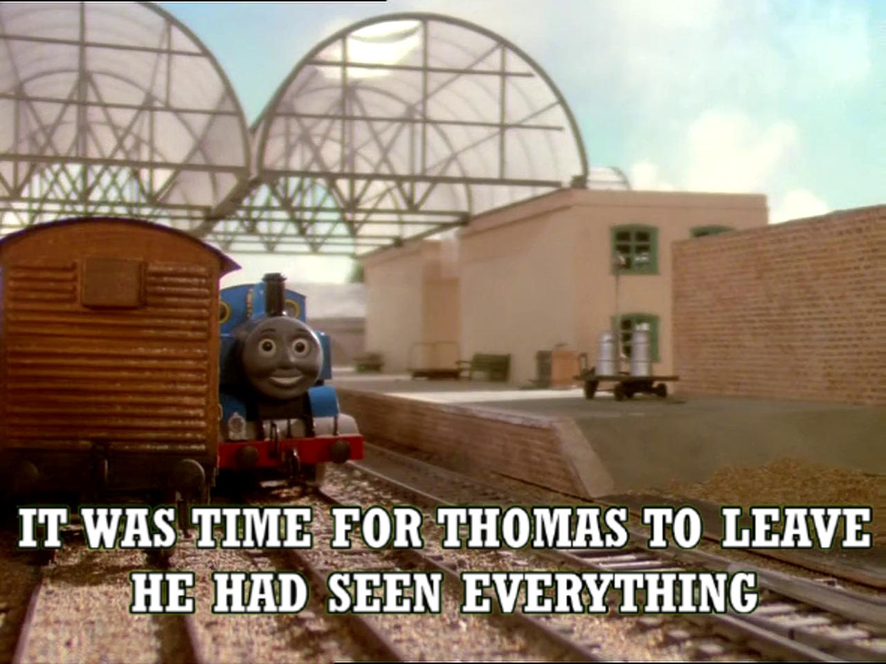 It was time for Thomas to leave by TheThomaGuy on DeviantArt