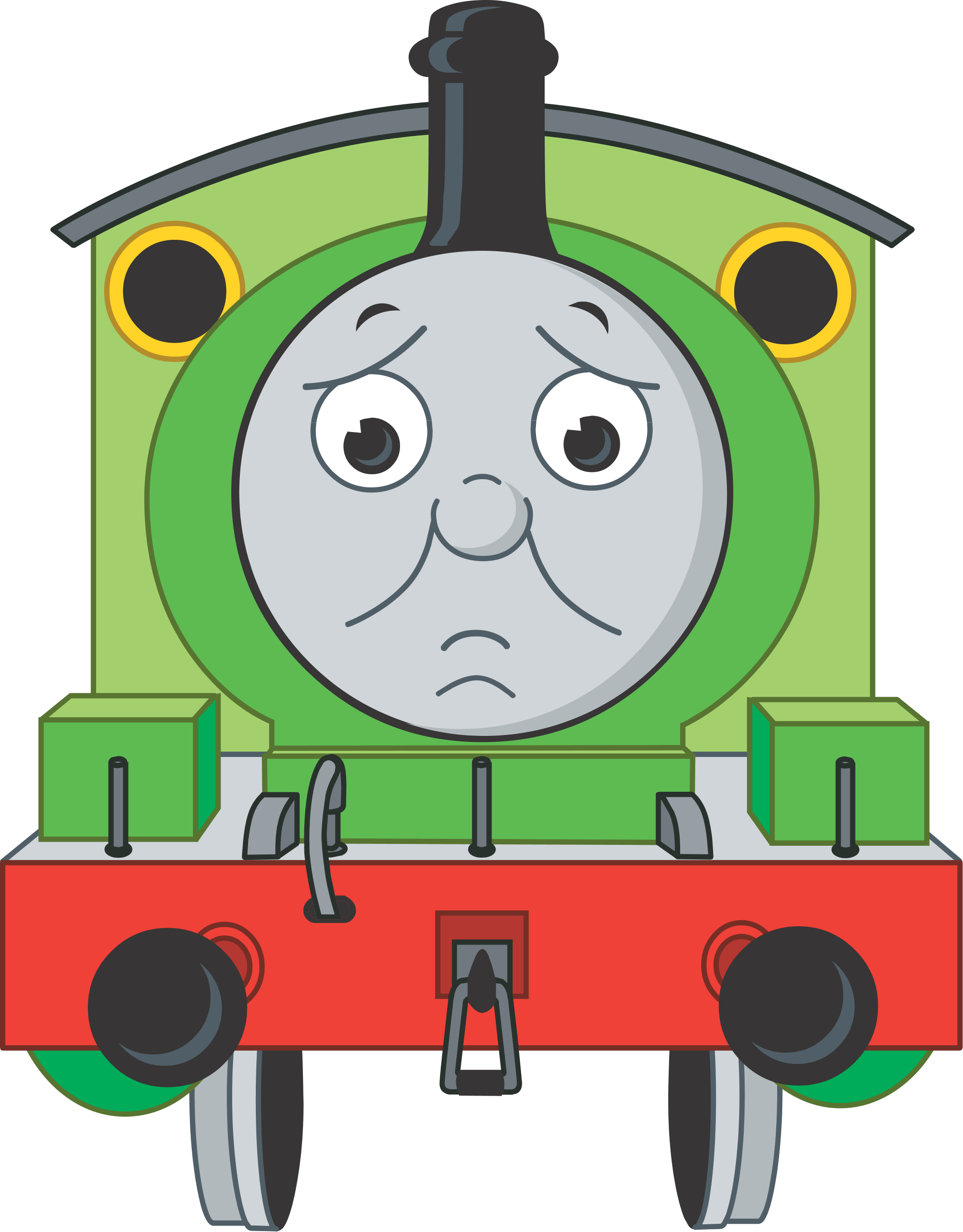 Percy 2008 Website Head-On Vector (Sad) by TheThomaGuy on DeviantArt