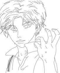 Atobe Keigo Lineart by TheBlastvampire