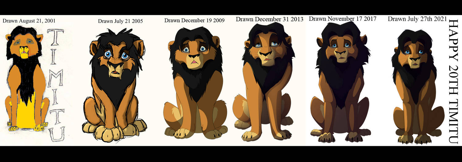 Timut Creature Timitu's 20th Birthday (3 speed-paint videos) by Timitu on DeviantArt