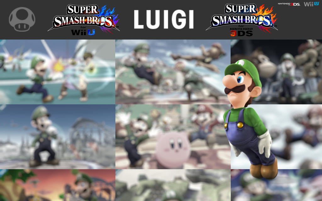 Super Smash Bros. Wallpaper - Luigi