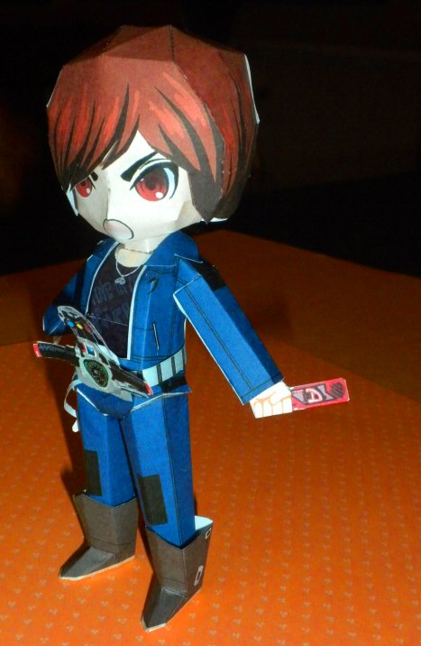 Kamen Rider W - Terui Ryu Papercraft Model 1 by Tafficraft on DeviantArt