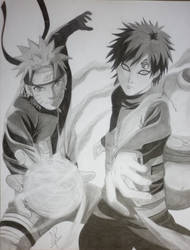 Naruto y Gaara - Naruto Shippuden