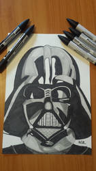 Darth Vader (Marker Drawing)