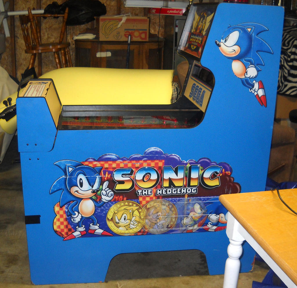 Sonic Arcade Machine: Side View by MobianHeART2008 on DeviantArt