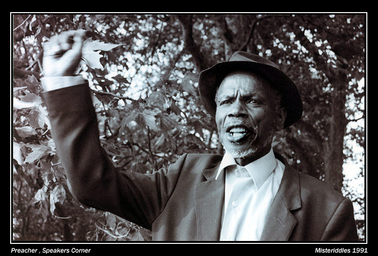 Preacher at Speakers Corner