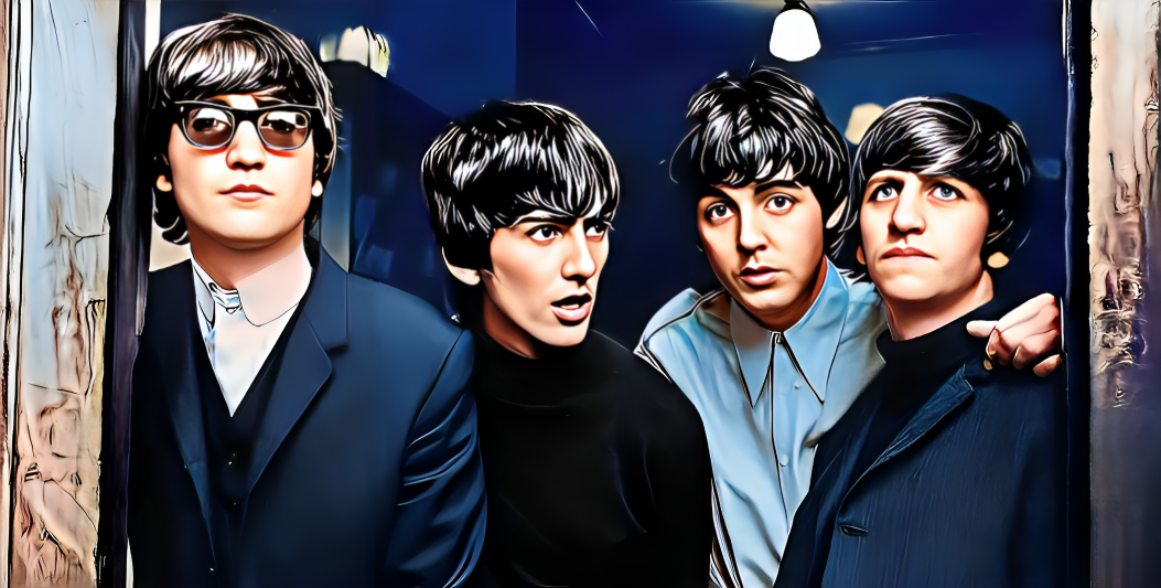 Ringo, Paul, John, and George Looking Out of a Win by beatlesFab4 on ...