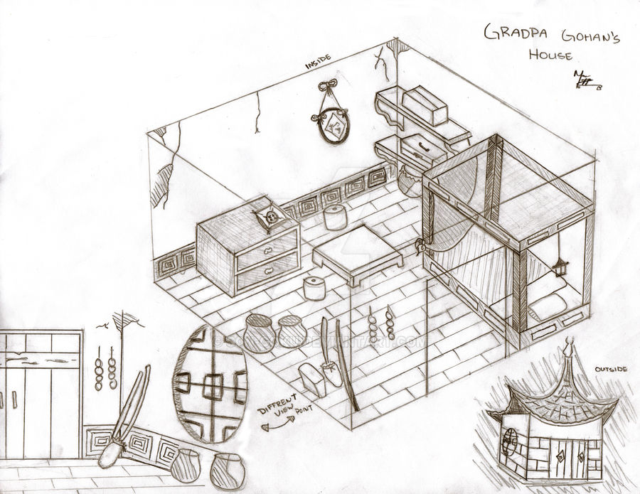 Grandpa Gohan's House by S0N-GOKU on DeviantArt