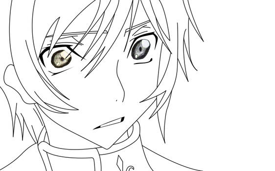 Surprised Lelouch Lineart