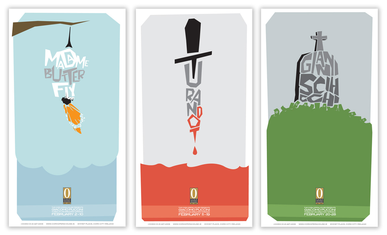 Giacomi Puccini Opera Posters by boyBLUNDER