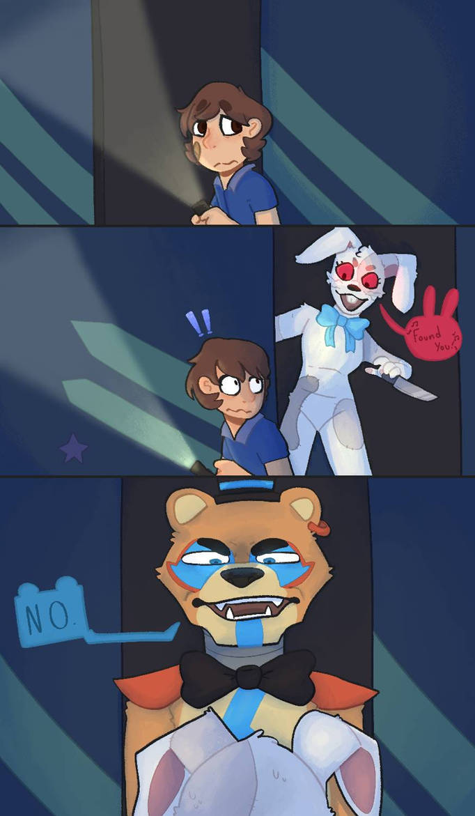 No. (FNAF Security Breach Comic) by VibingLemon on DeviantArt