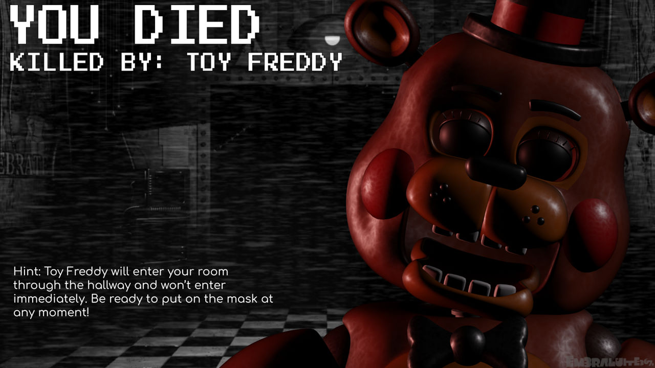 Game Over Screens FNaF 2 Toy Freddy by Em3raldRenders367 on DeviantArt