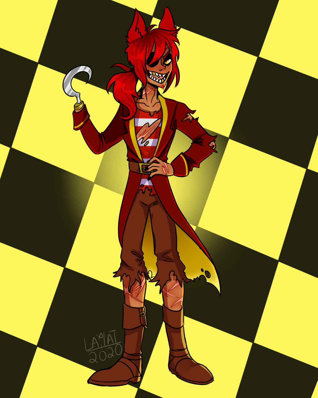Foxy Humanized Human!Foxy by Amythestx on DeviantArt
