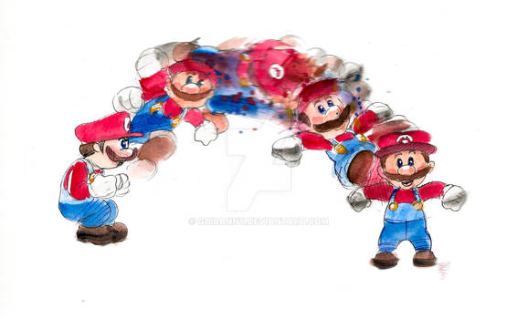 Mario Motion Blur