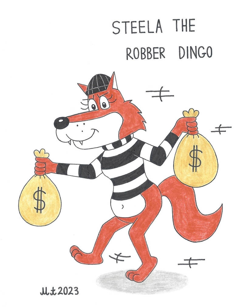 Deviantart Robber Steela the Robber Dingo by Mattand95 on DeviantArt