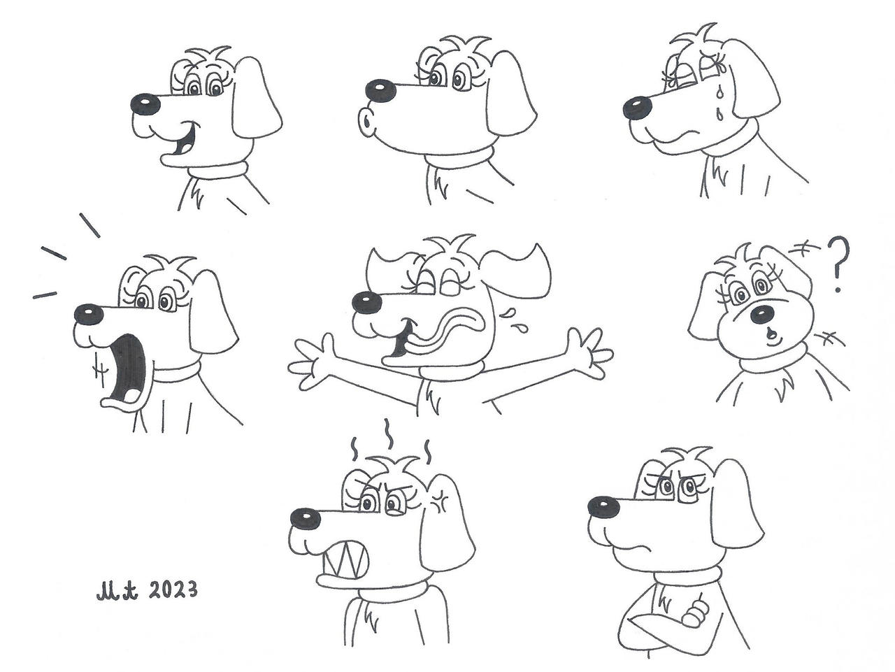 Abby Expression Reference Sheet by Mattand95 on DeviantArt