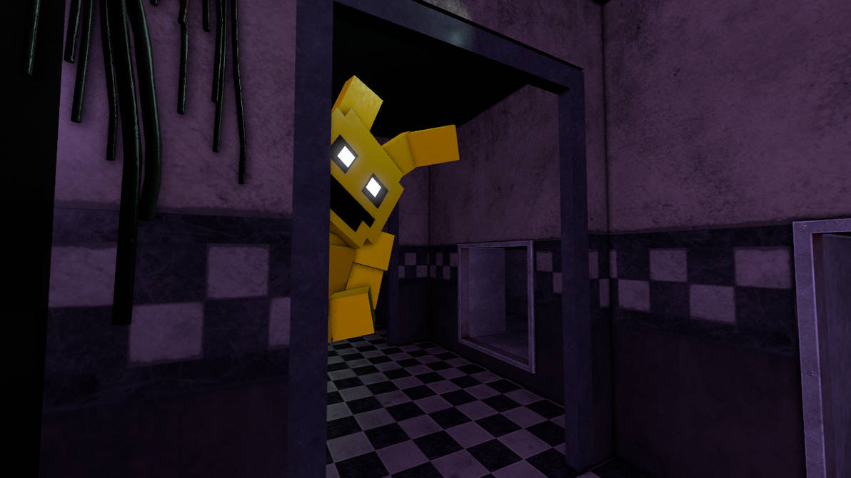 Spring bonnie Hiden from Spring trap by BoxybooPoppyplaytime on DeviantArt