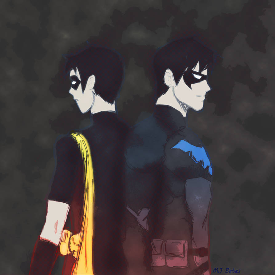 Robin to Nightwing by BoxOfNinja