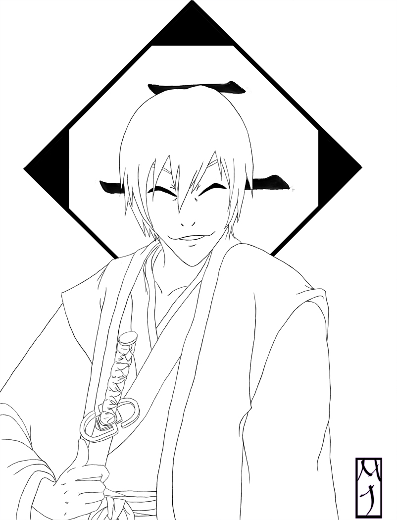 Ichimaru Gin - LineArt