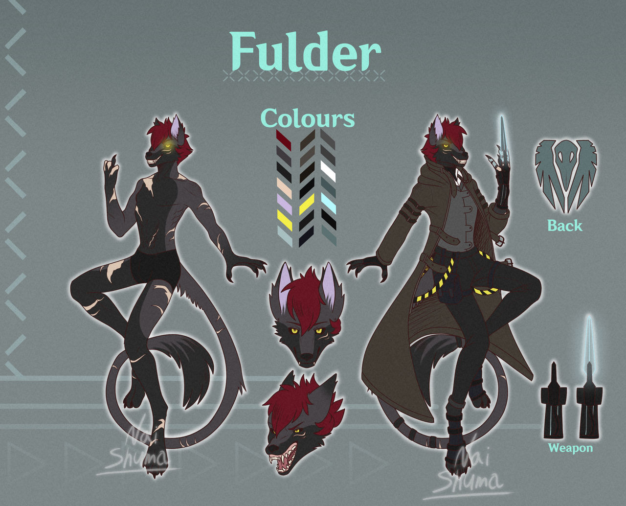 Anthro Model Reference Anthro oc reference by NadiBeast on DeviantArt